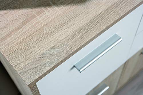 Dmora Mobile Buffet credenza 3 Ante + 2