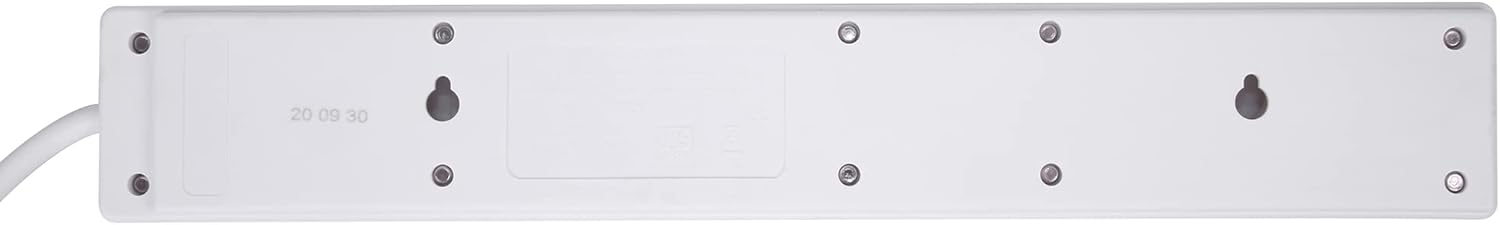 തിരികെ view of PRO ELEC PELB1703 extension lead showing wall mounting holes