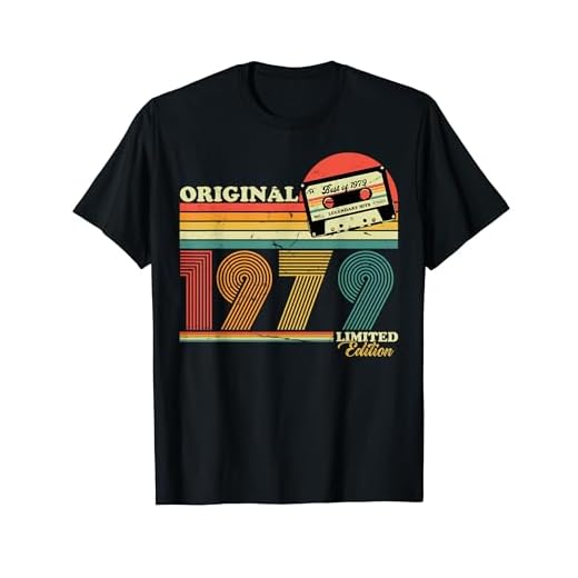 1979 Vintage Cumpleaños Retro Edición Limitada Hombres Mujer Regalo Camiseta