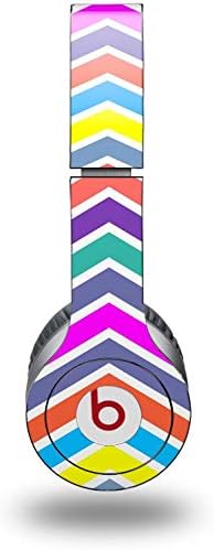Skin Decal Wrap Works with Original Beats Solo HD Headphones Zig Zag Colors 04 Skin Only (Headphones NOT Included)