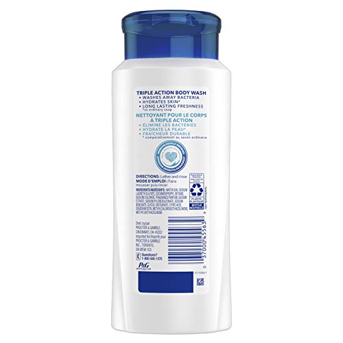 Safeguard Body Wash Triple Action Deep Cleansing Fresh Clean Scent 21 FL Oz - Thumbnail 2