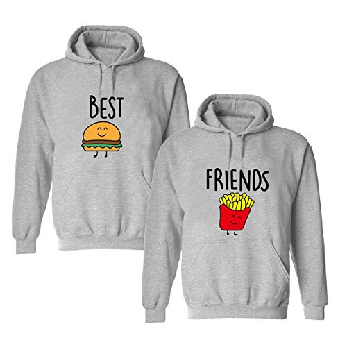 Best Friends Sudadera para Dos Chicas Mejores Amigos Hoodie BFF Pullover Sister...