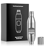 tongtonglovely Nose Hair Trimmer for Manual, Battery-Free, Stainless, Waterproof, Painless