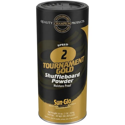 Sun Glo Shuffleboard Powder - Speed 2 - Tournament Gold