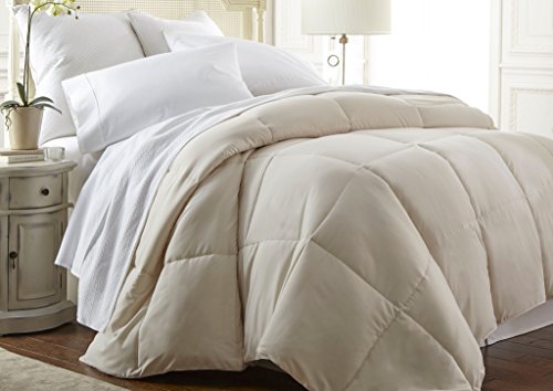 ienjoy Home Hotel Collection 1500 Series - Lightweight - Luxury Goose Down Alternative Comforter - Hotel Quality Comforter and Hypoallergenic - Full/Queen - Ivory