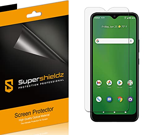 Supershieldz (6 Pack) Designed for Cricket Ovation 2 and AT&T Maestro Max Screen Protector, High Definition Clear Shield (PET)