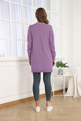 Image of VIISHOW Women's Classic Cardigans Long Sleeve Open Front Casual Knit Cardigan Sweaters Coat Soft Outwear
