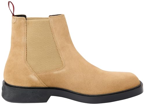 Image of HUGO Men's Iker Suede Chelsea Boots