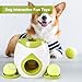 Interactive Dog Puzzle Toy - Drop The Ball to Get Treats, 2-in-1 Treat Dispenser & Slow Feeder for Healthy Eating, Keep Them Busy and Stop Boredom, Fun and Durable for All Breed