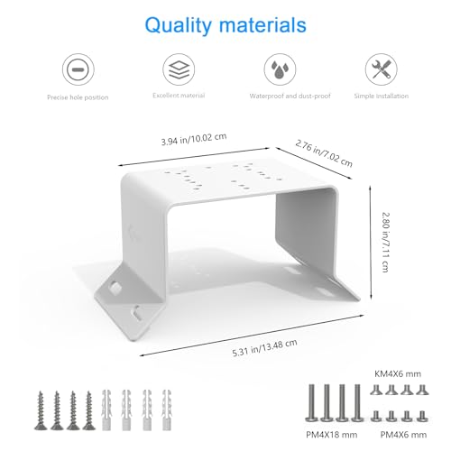 Miniatura 2 de Holaca Soporte De Esquina De 90 Compatible Con Tapo C530ws, C520ws, C510w, C500, C501w, Tc40gw, C51a, C52a, Soporte De Montaje Para Cámara De Seguridad Exterior Pan Tilt Cámara No Incluida , Soporte