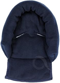 UNIVERSAL Infant Baby Toddler car seat, stroller head support pillow - Soft Polar Fleece (black)