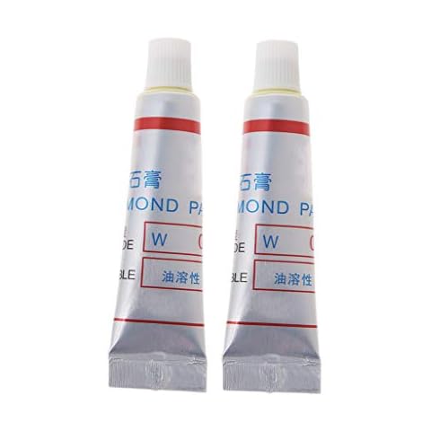 JENOR 2pcs Diamond Abrasive Paste Compound Micron Glass Metal Polishing Grinding Tool Cover