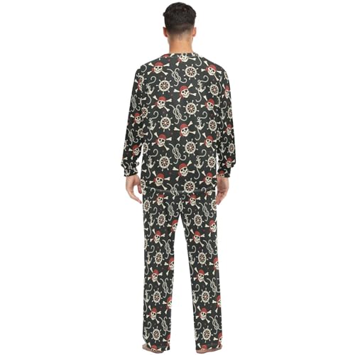 Laprad Men's Women's Long Sleeve Pajama Sets Comfy 2 Piece Loungewear3