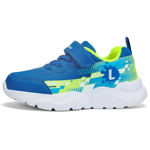 LOLLi kidz Boys Girls Shoes Kids Sneakers Athletic Tennis Shoes Lightweight Breathable Running Shoes