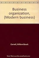 Business Organization B0007DKLWC Book Cover