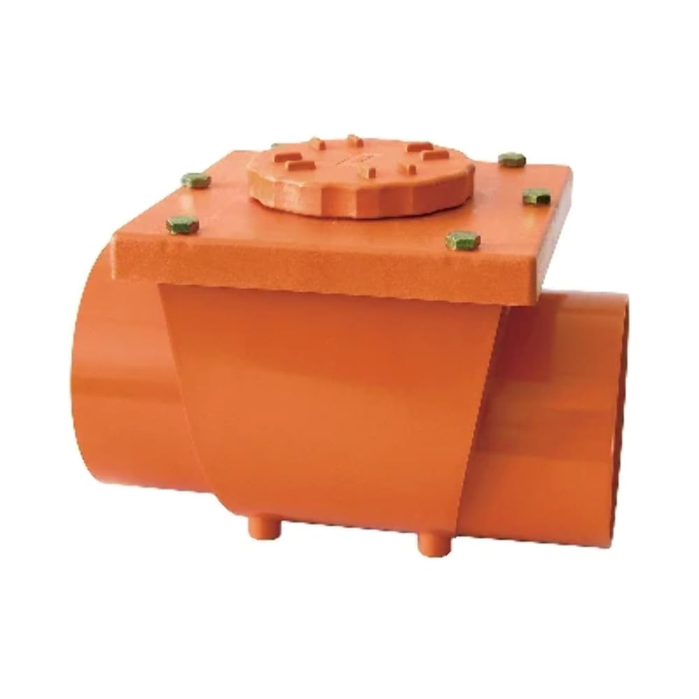 VALVOLA ANTIRIFLUSSO IN PVC ROSSO - Diam. 200