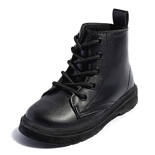 Miamooi Bottes combat toddler imperméables cuir