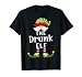 Drunk Elf Group Christmas Funny Pajama Party T-Shirt