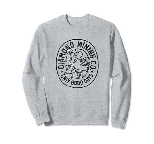 Sweatshirt Disney Grumpy Outline de la Diamond Mining Co pour adulte