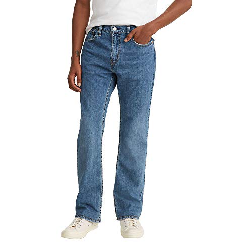 Levi's Men's 527 Slim Bootcut Fit Jeans, Fremont Cafe-Medium Indigo, 36W x 34L