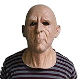 masker opa norma  Hengyutoy Mask Alter Mann Opa Maske aus Latex für Großvater Verkleidungen