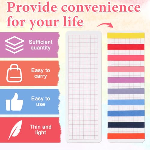Image of Housoutil Washi Tape Boards 40Pcs Plastic Sample Cards Organizer Portable Tape Storage for Scrapbooking Journaling Office School Home Use