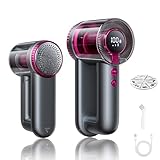 【新生活応援・衣替え】 毛玉取り器 2026 液晶ディスプレイ搭載 けだまとり 強力6枚刃 スピード3段階調節 USB充電式 大容量バッテリー 替刃1個付き コードレス 衣類ケア 毛玉取り機 日本語説明書付