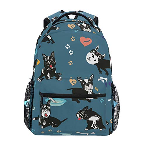 Mochila de viaje con dibujos animados para perros  escolar  para estudiantes  niños