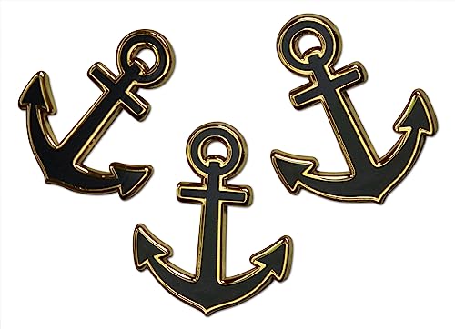 Novel Merk Lighthouse, or Anchor, or Nautical Ocean Lover Lapel Pin, Hat Pin & Tie Tack Set with Clutch Back