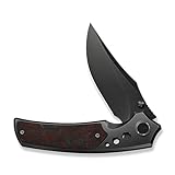 Titanium & Carbon Fiber Handle Flipper & Thumb Stud Knife by WEKNIFE (3.7' M390 Blade)