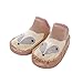 Baby Lauflernschuhe Krabbelschuhe Hausschuhe Socken Kleinkind Mädchen Hausschuhe Baumwolle Neugeborene Jungen Warme Lauflernschuhe Weiche Sohle rutschfest Krabbelschuhe (D, 12-18 M)