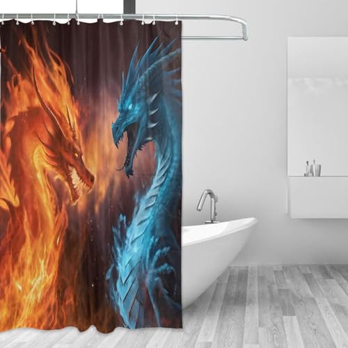 Rideau de douche chic et résistant motif voiliers en tissu imperméable - 2