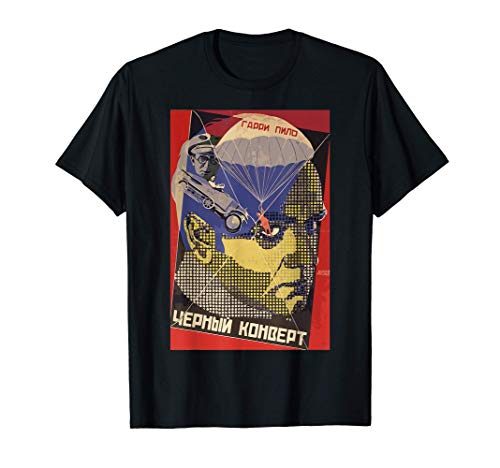 Affiche de film enveloppe noire SOVI8 Vintage Propaganda. T-Shirt