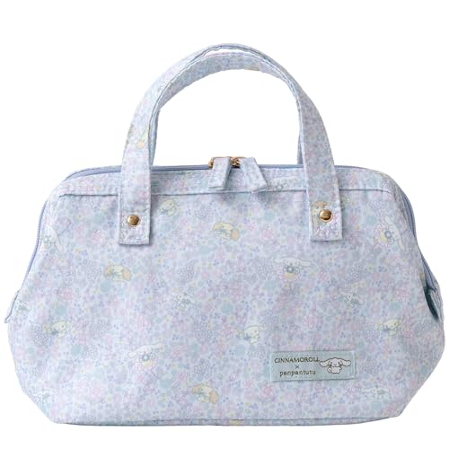 [パンパンチュチュ] 保冷がまぐちランチバッグ (シナモロール) サンリオ 保温 保冷 保冷剤ポケット付きお弁当 ランチボックス