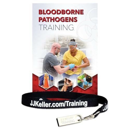J. J. Keller Bloodborne Pathogens Training Kit, OSHA 29 CFR 1910.1030 Compliance for Workplace Safety, English and Spanish
