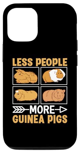 Carcasa para iPhone 15 Less People More Guinea Pigs - Funny Cavy Lover Guinea Pigs