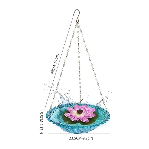 Mangeoire à oiseaux et bain d'oiseaux solaire pour aménagement de jardin extérieur - 6