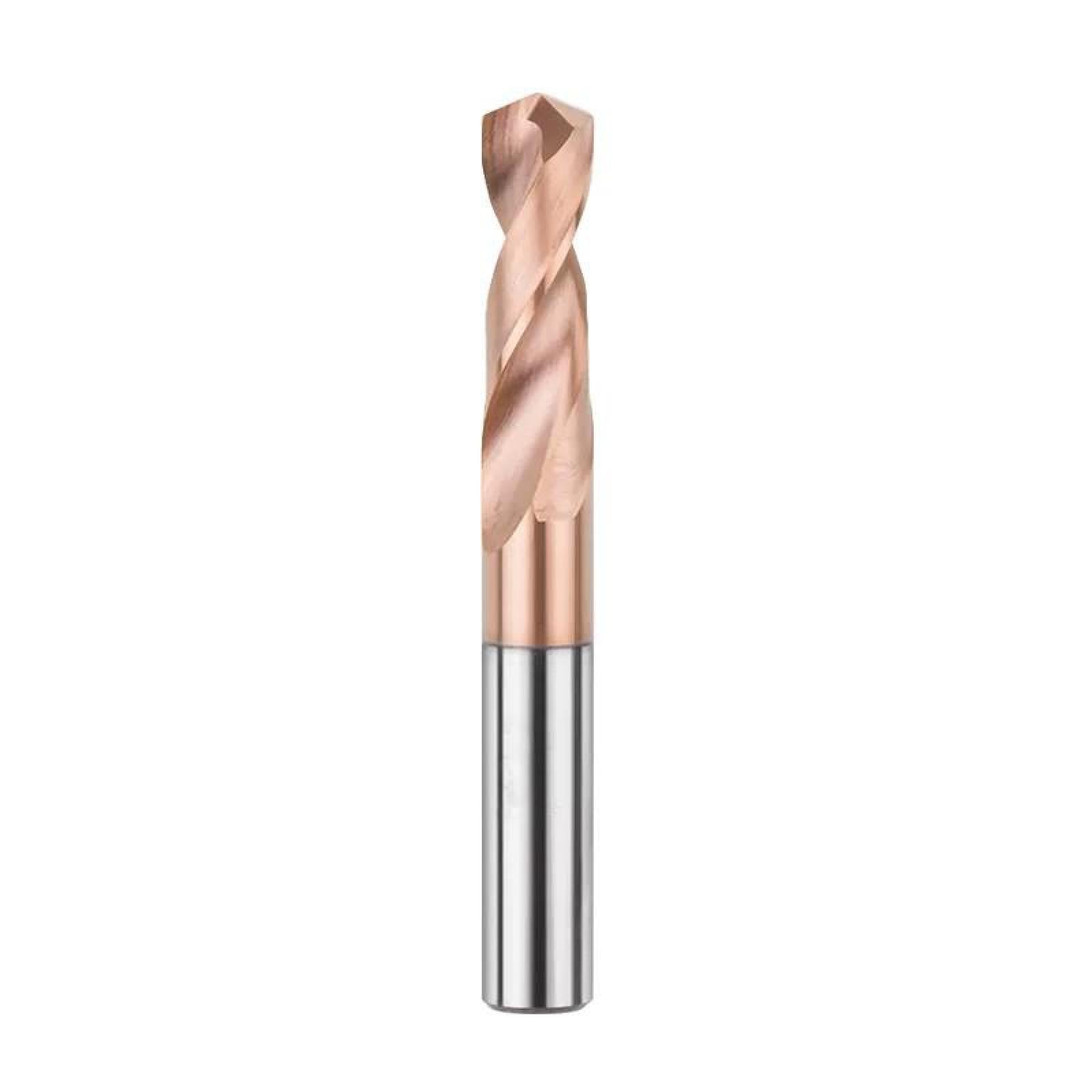 Brocas de carburo de tungsteno Hrc45, Hrc55 y Hrc65 2f para máquinas de grabado CNC, de 1,0 a 18 mm (4,6 mm/HRC55)