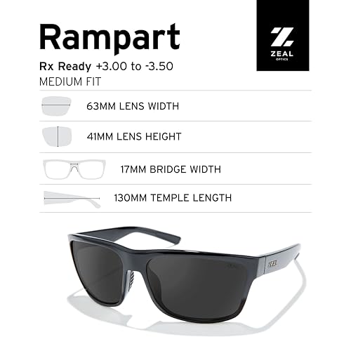 Zeal Optics Rampart | Plant-Based Polarized Sunglasses for Men & Women4