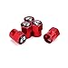 TK-KLZ 5Pcs Metal Car Wheel Tire Valve Stem Caps for All Model Volkswagen VW R Line CC Tiguan Jetta Golf MAGOTAN Polo Santana Beetle Phaeton Decorative Accessory