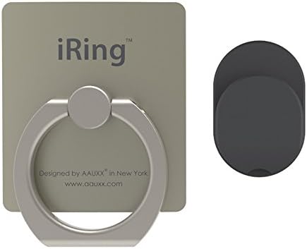 AAUXX iRing Premium Set : Safe Grip and Kickstand for Smartphones and Tablets with Simplest Smartphone Mount - Champagne Gold