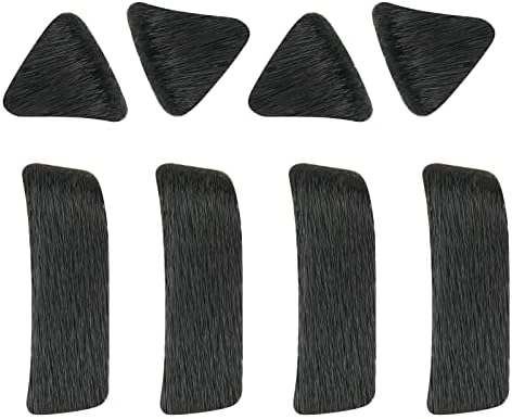 Cosmos 4 Sets Archery Arrow Rests Sticker Pads Traditional Leather Arrow Shelf Silent Plate Arrow Rest Anti-Slip Pad for Archery Training Hunting Recurve Bow Longbow