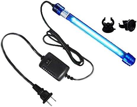 5W UVC Aquarium Green Clean Light Algae Clear Fish Tank Water Clean Lamp Submersible for Swim Pools Pond Fish Tank Filter Pump