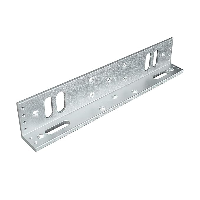 ALLZONE (AZ-L600) L Bracket for 600 LBS EM Lock – Aluminum Mounting Bracket for Electromagnetic Door Lock, Compatible with Access Control Systems-image-20