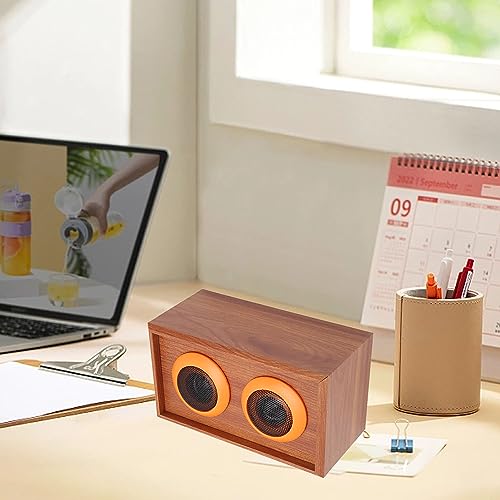 Alto-falante de Madeira, Tweeter Passivo de Madeira de Alta Potência para Viagens (Grão de madeira)