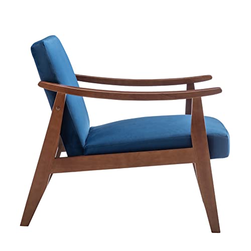 Sillón Plegable Terciopelo Azul oscuro miniatura 5