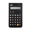 BRAUN BNE 001 BK Kult-Taschenrechner, Dieter Rams, 8-stelliges LCD-Display, inklusive Hartschalen-Schiebecover…