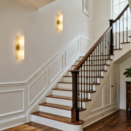 FLIOPIO Wall Sconces Set of 2, Modern Wall Lights for Bathroom and Bedroom by FLIOPIO - Used condition - Image 5