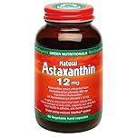 Green Nutritionals Natural Astaxanthin 12mg - Double Strength 60 capsules