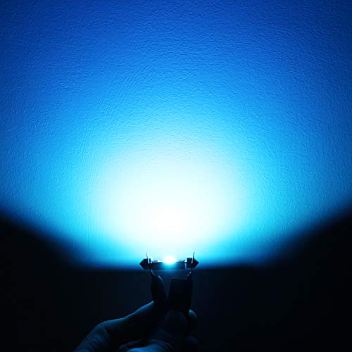 Lámpara LED festón 41mm 42mm 8000K Ice Blue para auto miniatura 4